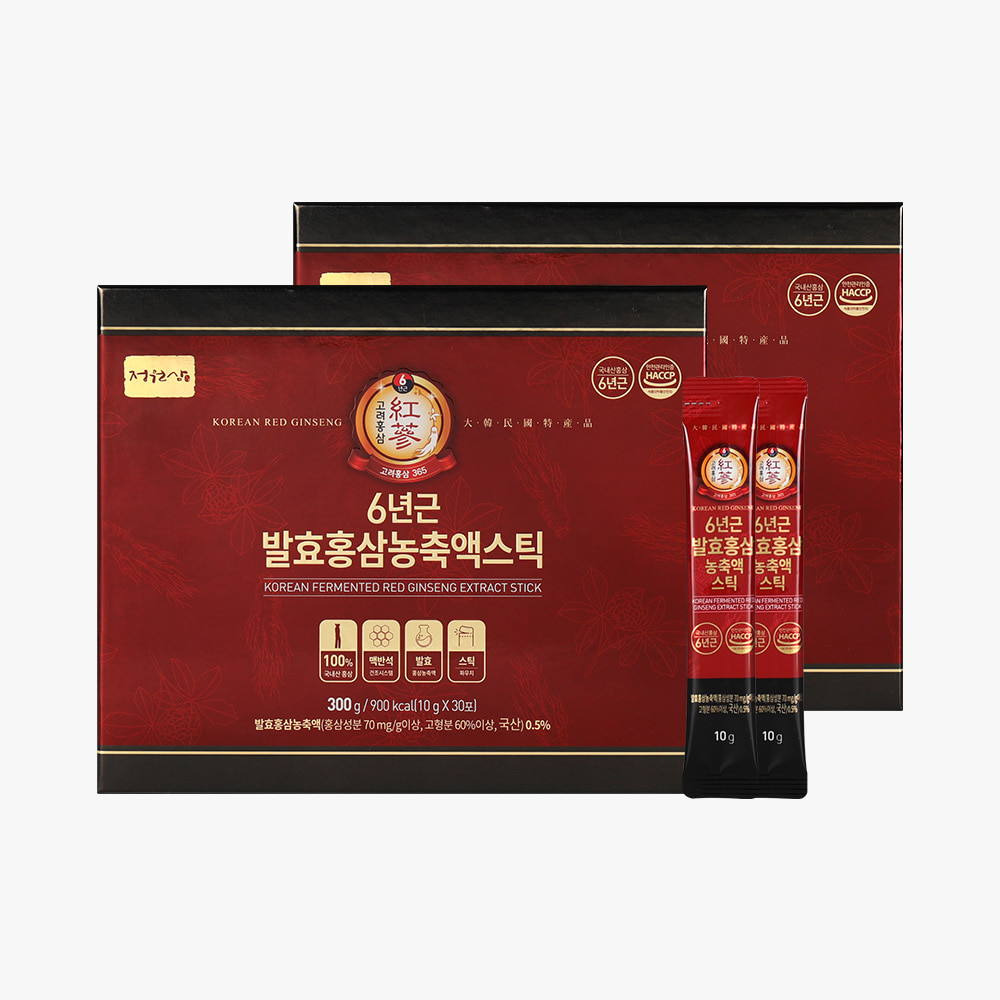 6년근 발효홍삼 농축액스틱 (2박스)